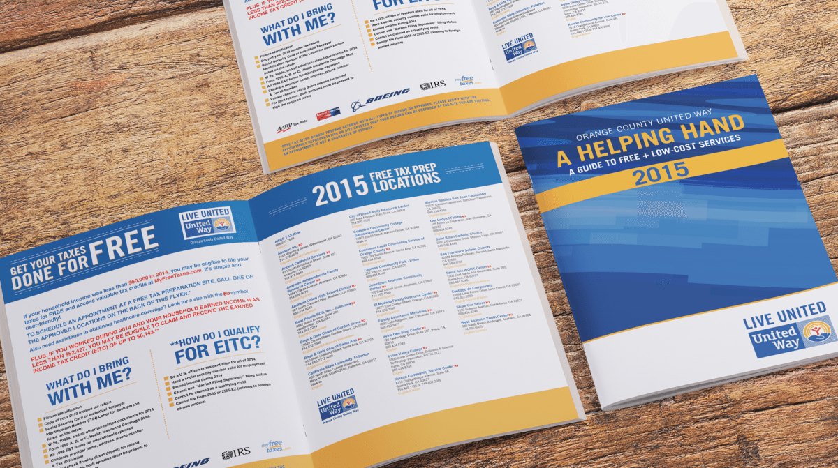 Orange County United Way: A Helping Hand A Guide to Free + Low-Cost Services 2015